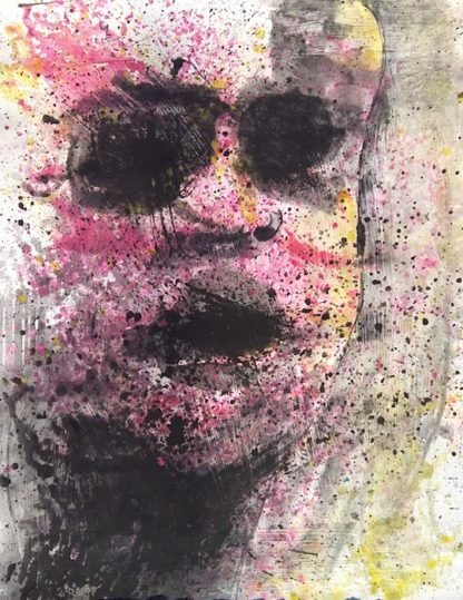 Wow... Derwin Mata Abstract Portrait on paper measuring